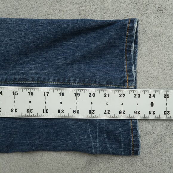 Lucky Brand Jeans Women's 8/29 Mid-Rise Easy Rider Crop 23" Inseam Distressed - Picture 5 of 16